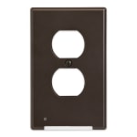 LumiCover Core Duplex Nightlight Wallplate, Aged Bronze